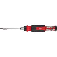 Tournevis &agrave; cliquet 14-en-1 &agrave; embouts multiples avec porte-embout de 1/4", 10-11/100" lo, Prise Coussin&eacute;e Distribution Jean Lapalme
