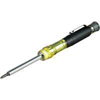 4-in-1 Multi-Bit Electronics Pocket Screwdriver, 6-5/8" L, Cushion Grip Handle Distribution Jean Lapalme