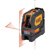 Niveau laser &agrave; croix rouge &agrave; autonivellement, avec point &agrave; plomb rouge Distribution Jean Lapalme