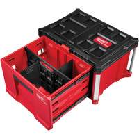 Boîte &agrave; outils avec un tiroir PACKOUT avec une capacit&eacute; de 50 lb, 16-3/10" x 22-1/5" x 14-3/10", Noir/Rouge Distribution Jean Lapalme