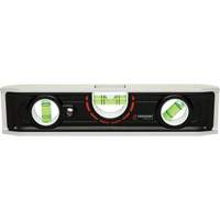 Torpedo Level, 9" L, Aluminum, 3 Vials, Magnetic Distribution Jean Lapalme