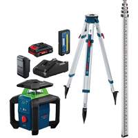 Ensemble laser vertical/horizontal &agrave; faisceau vert 18 V avec coffret de transport, 2000' (609,6 m), 630-670 N.m Distribution Jean Lapalme
