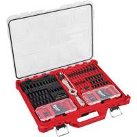 SAE and Metric Tap & Die PACKOUT Set with HEX-LOK 2-in-1 Handle, 107 Pieces Distribution Jean Lapalme