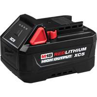 Bloc-pile M18 REDLITHIUM HIGH OUTPUT XC5, Lithium-ion, 18 V, 5 Ah Distribution Jean Lapalme
