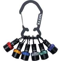 1/4" Drive Bit Holder Keychain Set, 6 Pcs., H Distribution Jean Lapalme