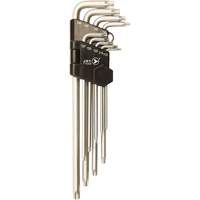 Extra-Long Magnetic Tamperproof Key Set JMTK-9L, 9 Pcs., Torx&reg; Distribution Jean Lapalme