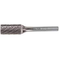 Double Cut Cylindrical Carbide Burr, 1/4" Dia., 1/4" Shank, 5/8" Depth of Cut Distribution Jean Lapalme