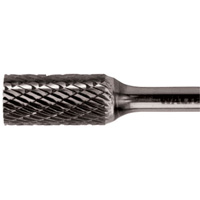 Double Cut Cylindrical Carbide Burr, 3/8" Dia., 1/4" Shank, 3/4" Depth of Cut Distribution Jean Lapalme