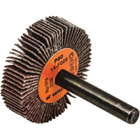 Flap Wheels-Coolcut Flap Wheels, Aluminum Oxide, 80 Grit, 1-1/2" x 3/8" x 1/4" Distribution Jean Lapalme
