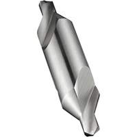 Combined Centre Drill and Countersink, #0, 1/32" Small Diameter, 1/8" Large Diameter, High Speed Cobalt Distribution Jean Lapalme