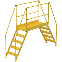 &eacute;chelles de liaison, 115-1/2" Port&eacute;e hors tout, 50" ha x 60" p, 24" Largeur de la marche Distribution Jean Lapalme