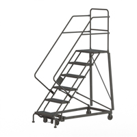 &eacute;chelles robustes en angle de s&eacute;curit&eacute;, 6 marches, Perfor&eacute;, Inclinaison 50°, Hauteur 60" Distribution Jean Lapalme