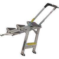 &eacute;chelle escabeau avec roues pivotantes, 3 marches, 34" x 22" x Hauteur 50,75" Distribution Jean Lapalme