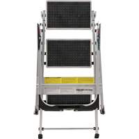 &eacute;chelle escabeau avec roues pivotantes, 3 marches, 34" x 22" x Hauteur 50,75" Distribution Jean Lapalme