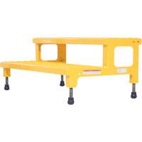 Plate-forme ajustable Step-Mate, 2 marche(s), 36-3/16" la x 22-7/8" lo x 15-1/4" h, Capacit&eacute; 500 lb Distribution Jean Lapalme