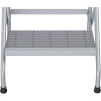 Escabeau en aluminium, 2 marche(s), 22-13/16" la x 24-9/16" lo x 20" h, Capacit&eacute; 500 lb Distribution Jean Lapalme