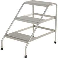 Escabeau en aluminium, 3 marche(s), 22-13/16" la x 34-9/16" lo x 30" h, Capacit&eacute; 500 lb Distribution Jean Lapalme