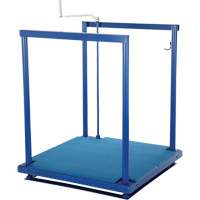 Plateforme de travail Posi-Crank ergonomique avec tapis anti-fatigue, 36" la x 72" pr, Capacit&eacute; de 500 lb, Enti&egrave;rement soud&eacute; Distribution Jean Lapalme