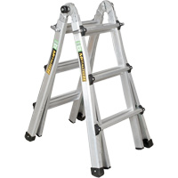 &eacute;chelle t&eacute;lescopique multipositions, 2,916' - 9,75', Aluminium, 300 lb, CSA calibre 1A Distribution Jean Lapalme