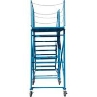&eacute;chelle &agrave; neige, Acier, 10 Marches, 99" ha, 85-1/2" p, 48" Marche, Stri&eacute; Distribution Jean Lapalme