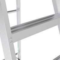 Step Ladder, 10', Aluminum, 225 lbs. Capacity, Type 2 Distribution Jean Lapalme