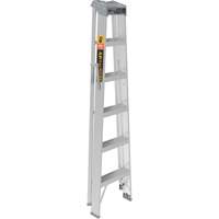 Step Ladder, 6', Aluminum, 225 lbs. Capacity, Type 2 Distribution Jean Lapalme