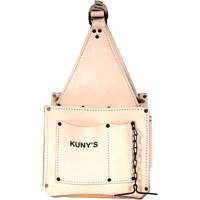Electrical & Maintenance Tool Pouches, Leather, 17 Pockets, Beige Distribution Jean Lapalme