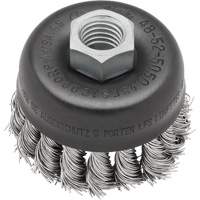 Knot Wire Cup Brush, 3" Dia. x 5/8"-11 Arbor Distribution Jean Lapalme