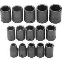 Jeu de douilles, Chocs, Prise 1/2", 6 pans Distribution Jean Lapalme
