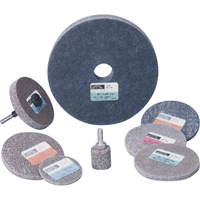 Meule homog&egrave;ne &agrave; faible densit&eacute; de s&eacute;rie 500 Standard Abrasives, 3" x 1/4", Arbre de 1/4", Grain de Moyen, Oxyde d'aluminium Distribution Jean Lapalme