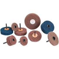 Standard Abrasives Buff & Blend Wheel, 3" Dia. x 1/4" W, 1/4" Arbor, Aluminum Oxide Distribution Jean Lapalme