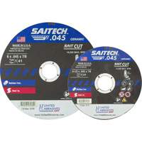 Cut-Off Wheel, 14" x 0.045", 5/8" Arbor, Type 1, Aluminum Oxide/Ceramic, 19000 RPM Distribution Jean Lapalme
