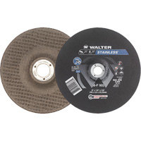 Stainless Steel Depressed Centre Grinding Wheels, 9" x 1/8", 7/8" Arbor, Type 27 Distribution Jean Lapalme