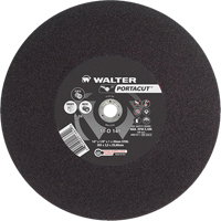 Meule &agrave; tronçonner rapide en acier inoxydable Portacut, 14" x 1/8", Arbre de 3/4", Type 1, Carbure de silicium, 5400 Tr/min Distribution Jean Lapalme