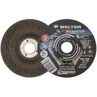 Meule XCAVATOR, 4-1/2" x 1/4", Arbre 7/8", Zirconium, Type 27 Distribution Jean Lapalme