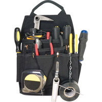 Professional Electrician's Pouches, Multiple Tool Holder, Polyester, 11 Pockets Distribution Jean Lapalme