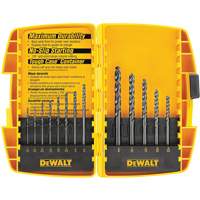 Black & Gold Drill Bit Set, 13 Pieces, High Speed Steel Distribution Jean Lapalme