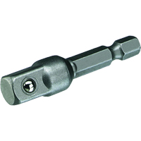 Socket Adapter, 1/4" Drive Size, 3/8" Male Size, Ball, 2" L Distribution Jean Lapalme