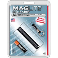 Solitaire&reg; Flashlights, Incandescent, 2 Lumens, AAA Batteries Distribution Jean Lapalme