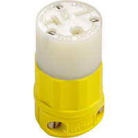 Connecteur de broches droites mis &agrave; la terre &agrave; deux bornes et trois fils, 5-20P, Nylon Distribution Jean Lapalme