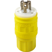 Dispositif verrouillable de qualit&eacute; industrielle, Plastique, 15 A, 125 V, L5-15P Distribution Jean Lapalme