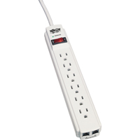Protect-It Surge Suppressors, 6 Outlets, 720 J, 1800 W, 4' Cord Distribution Jean Lapalme