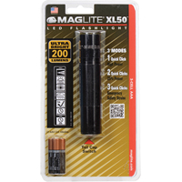 Lampes de poche XL50, DEL, 200 lumens, Piles AAA Distribution Jean Lapalme