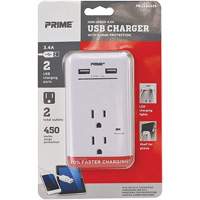 Prime&reg; USB Charger with Surge Protector Distribution Jean Lapalme