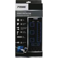 USB Charging Surge Protectors, 8 Outlets, 3600 J, 1875 W, 6' Cord Distribution Jean Lapalme