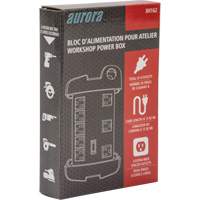 Workshop Surge Protector Power Strip, 8 Outlets, 1350 J, 1875 W, 6' Cord Distribution Jean Lapalme
