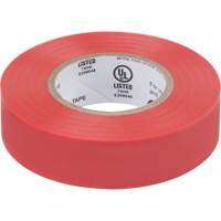 Ruban isolant, 19 mm (3/4") x 18 m (60'), Rouge, 7 mils Distribution Jean Lapalme