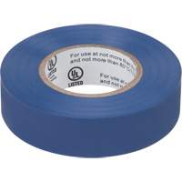 Electrical Tape, 19 mm (3/4") x 18 M (60'), Blue, 7 mils Distribution Jean Lapalme