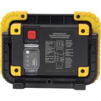 Portable Work Light, LED, 10 W, 1000 Lumens, Plastic Housing Distribution Jean Lapalme