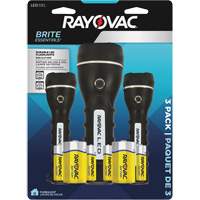 Brite Essentials Flashlight Pack, LED, 40/26 Lumens, D/AA Batteries Distribution Jean Lapalme